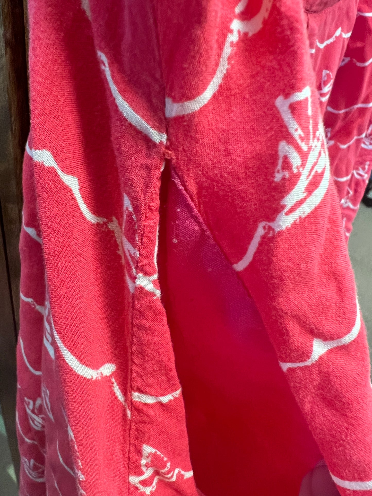 Vintage Brooklyn Industries Red Sailboat Skirt, size L