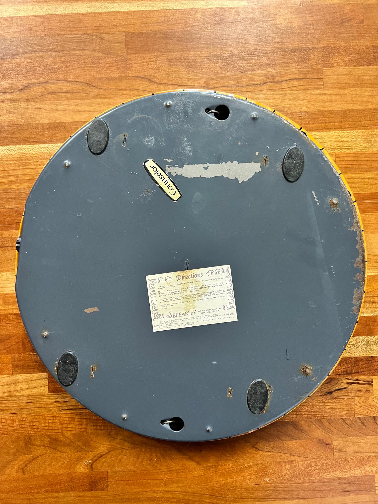 Vintage Zodiac-themed Bathroom Scale