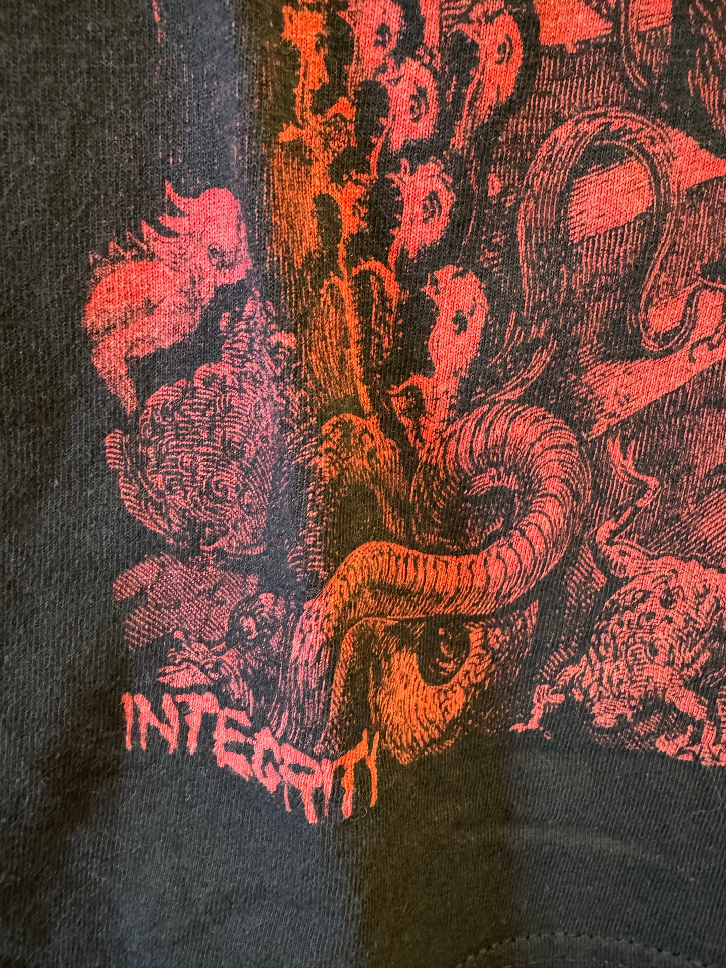 Integrity Band Vintage Devil Design Tshirt, size s