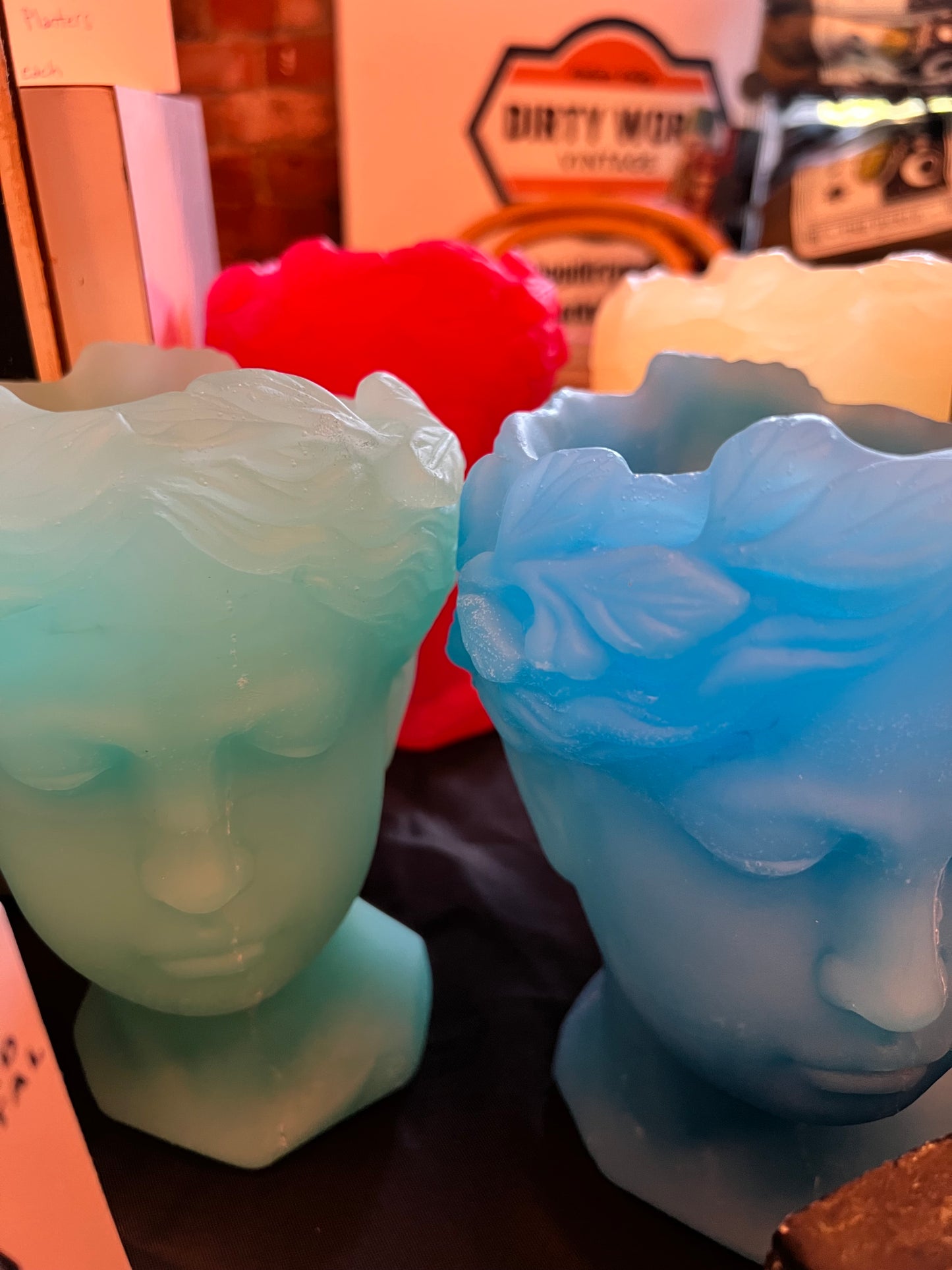 Lovely Lady Head Planters