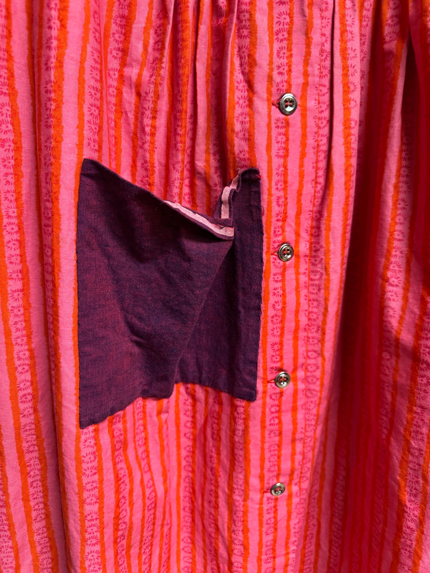 Vintage 70s Marimekko Shirt Dress, size m