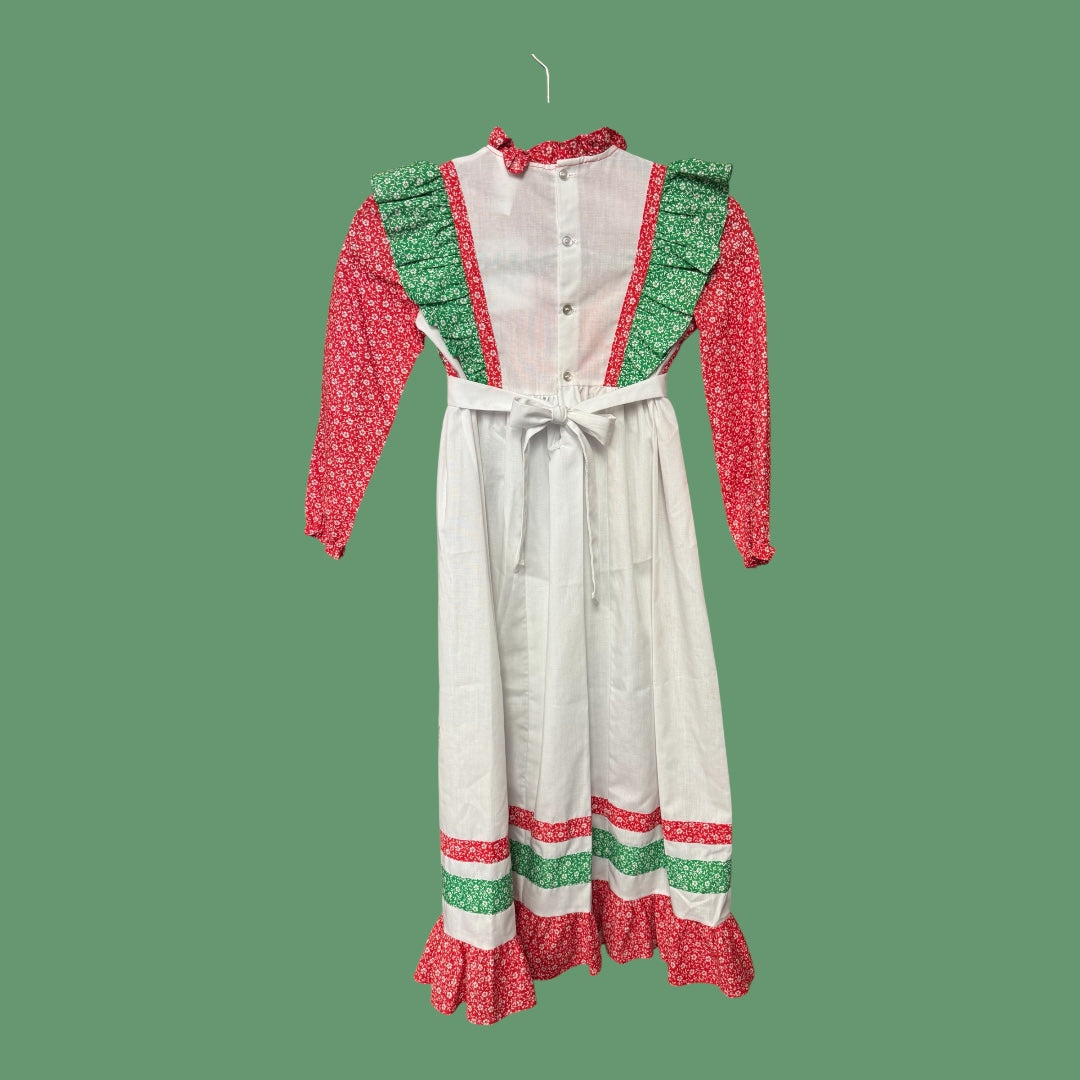 Vintage 70s Girls Cat Dress size 6x