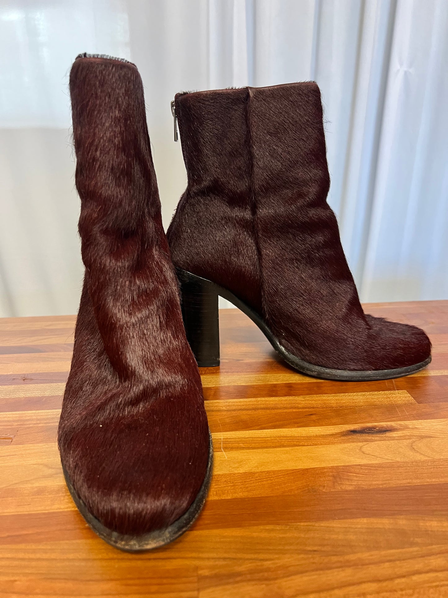 All Saints Dark Burgundy Boots size 37