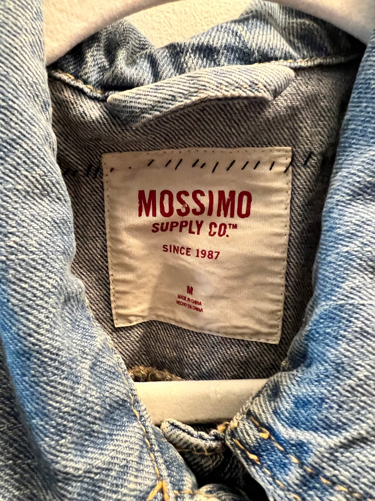 Custom OBEY Clothing Denim Vest - size M