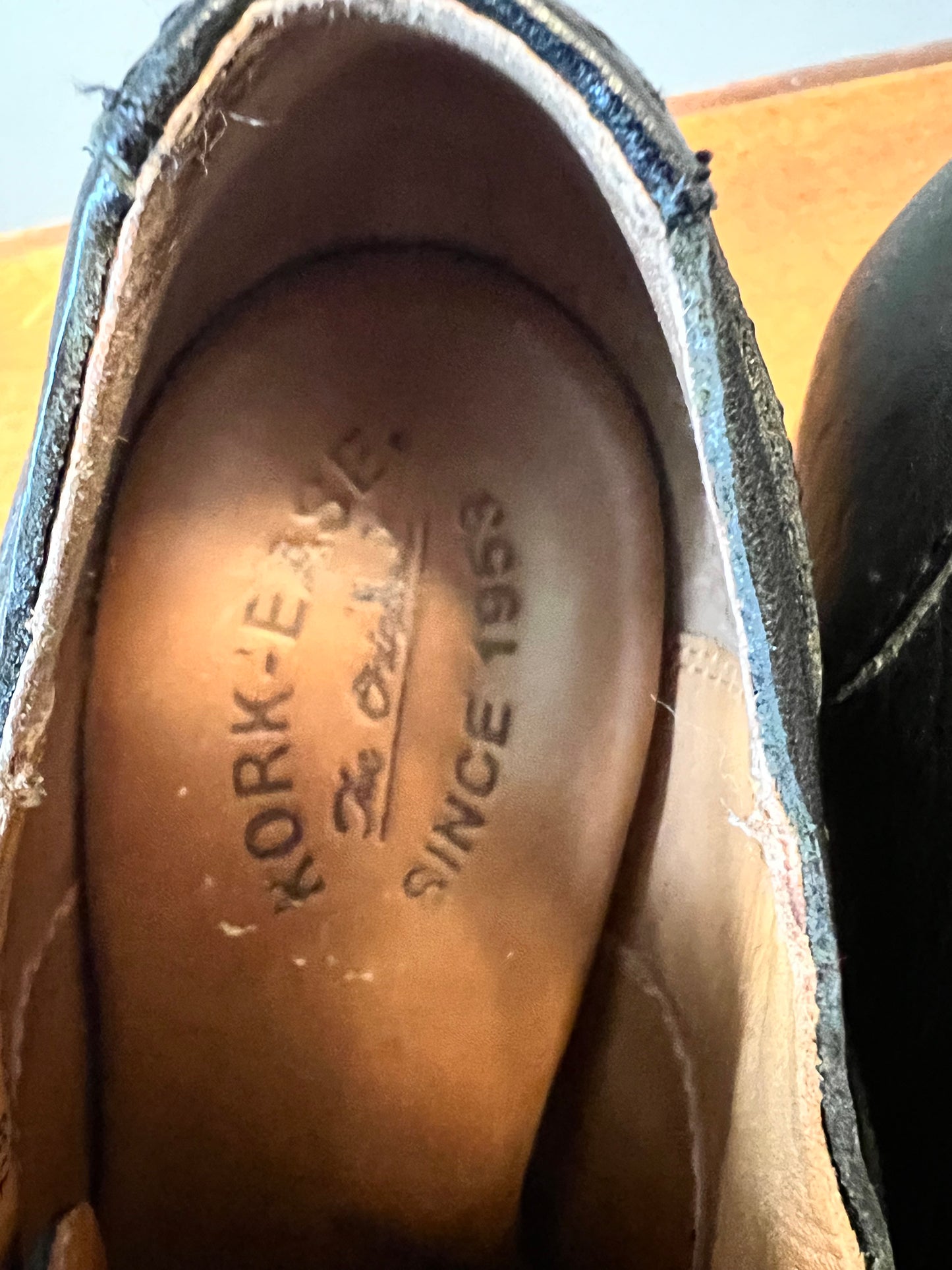 Kork-Ease Block Heel Lace-Up Shoes - size 7