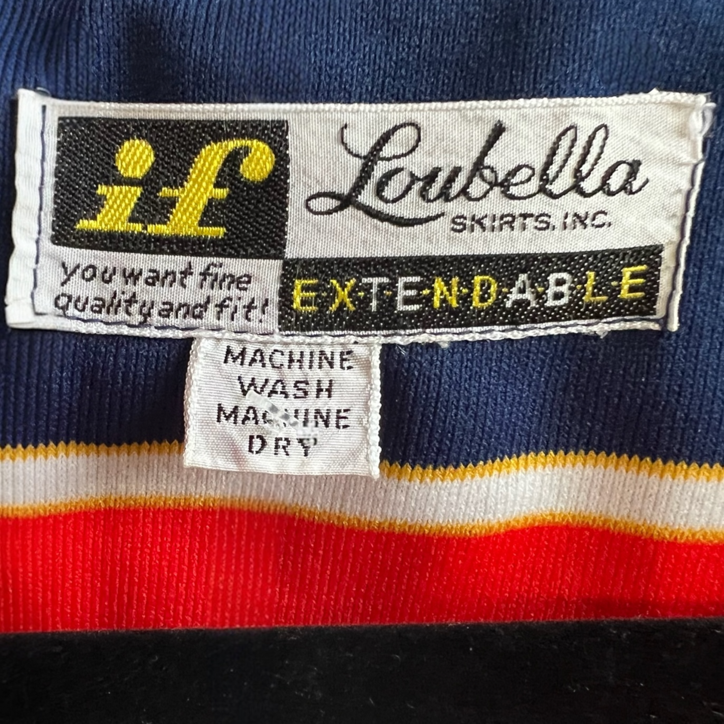 Loubella Vintage Late 60s to Mid 70s Striped Maxi, Size M