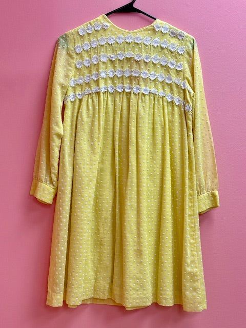 Sunshine Daisy Dot Vintage Dress