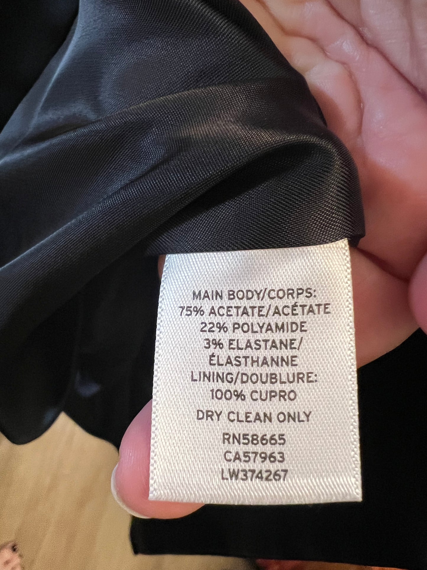 Black Suit Jacket by Lewit size 18