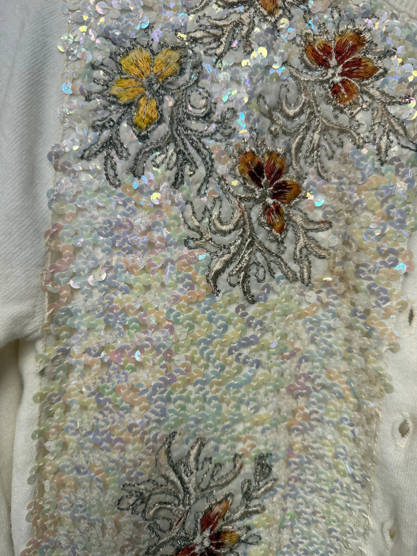 Vintage 1950s Sequined Cardigan