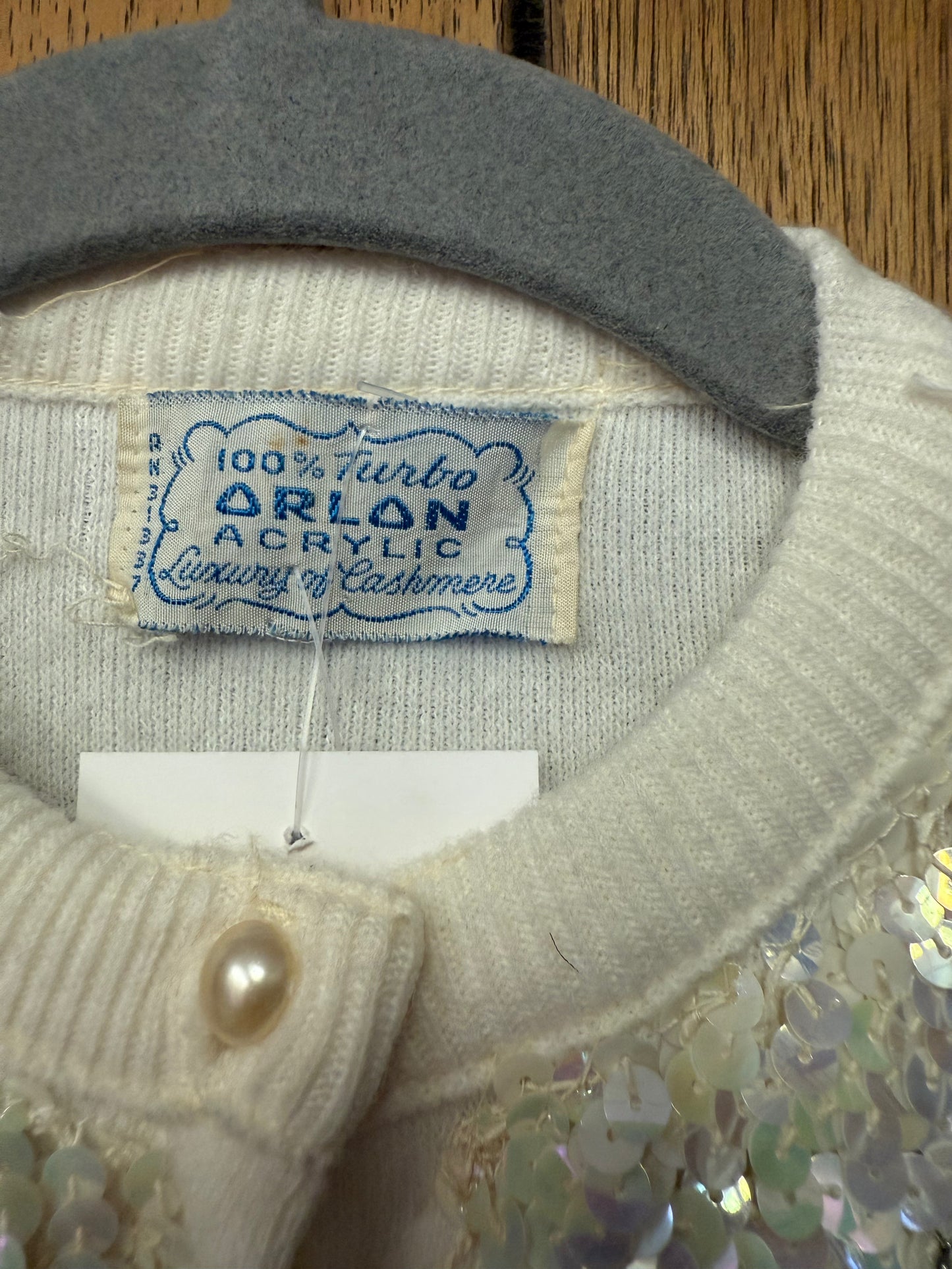 Vintage 1950s Sequined Cardigan
