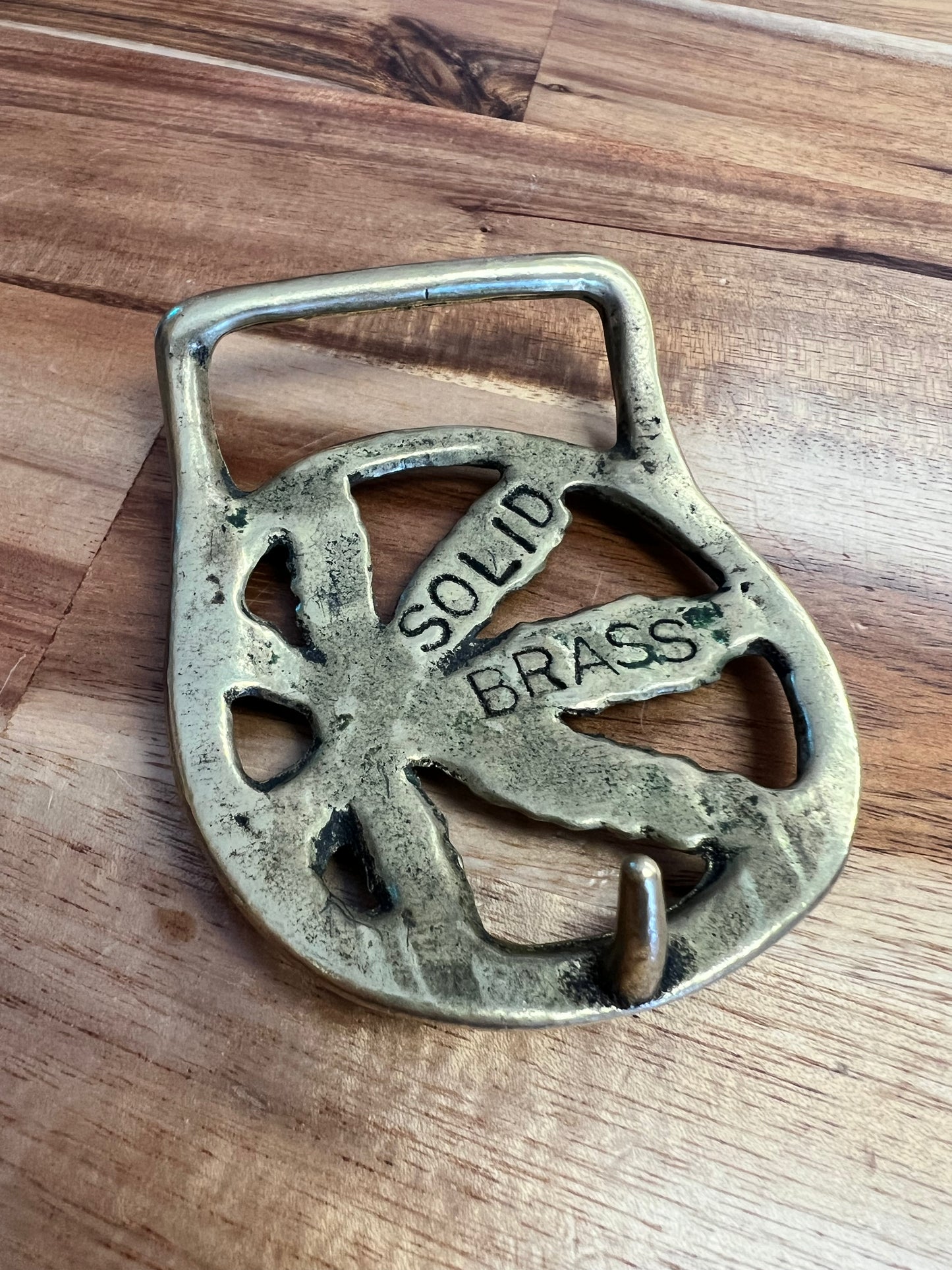 Vintage Pot Leaf Belt Buckle