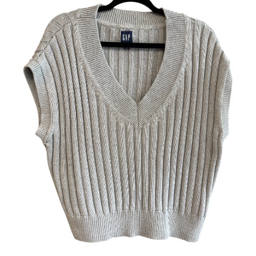 Gap Gray Sweater Vest, size small petite