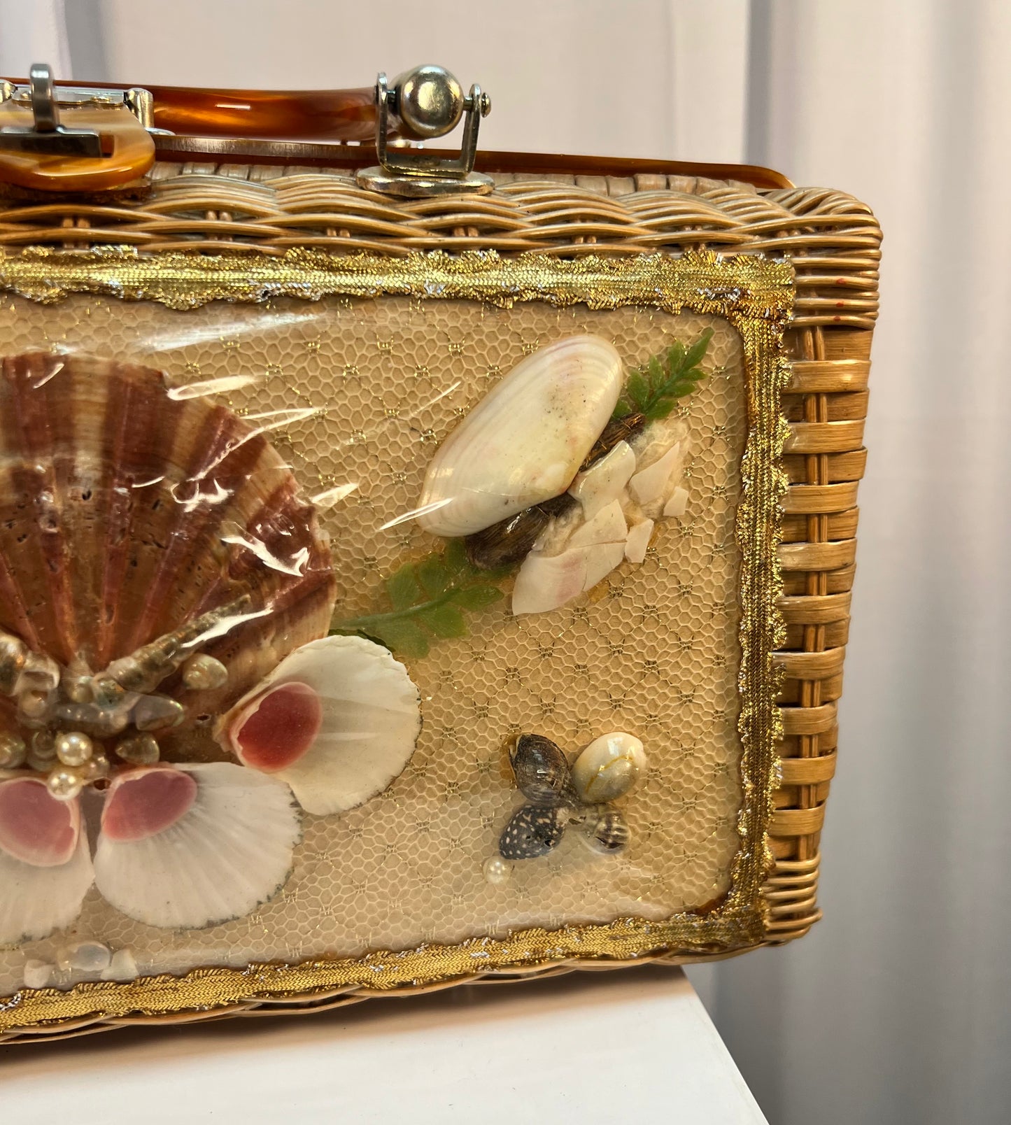 1950s Princess Charming basket purse
