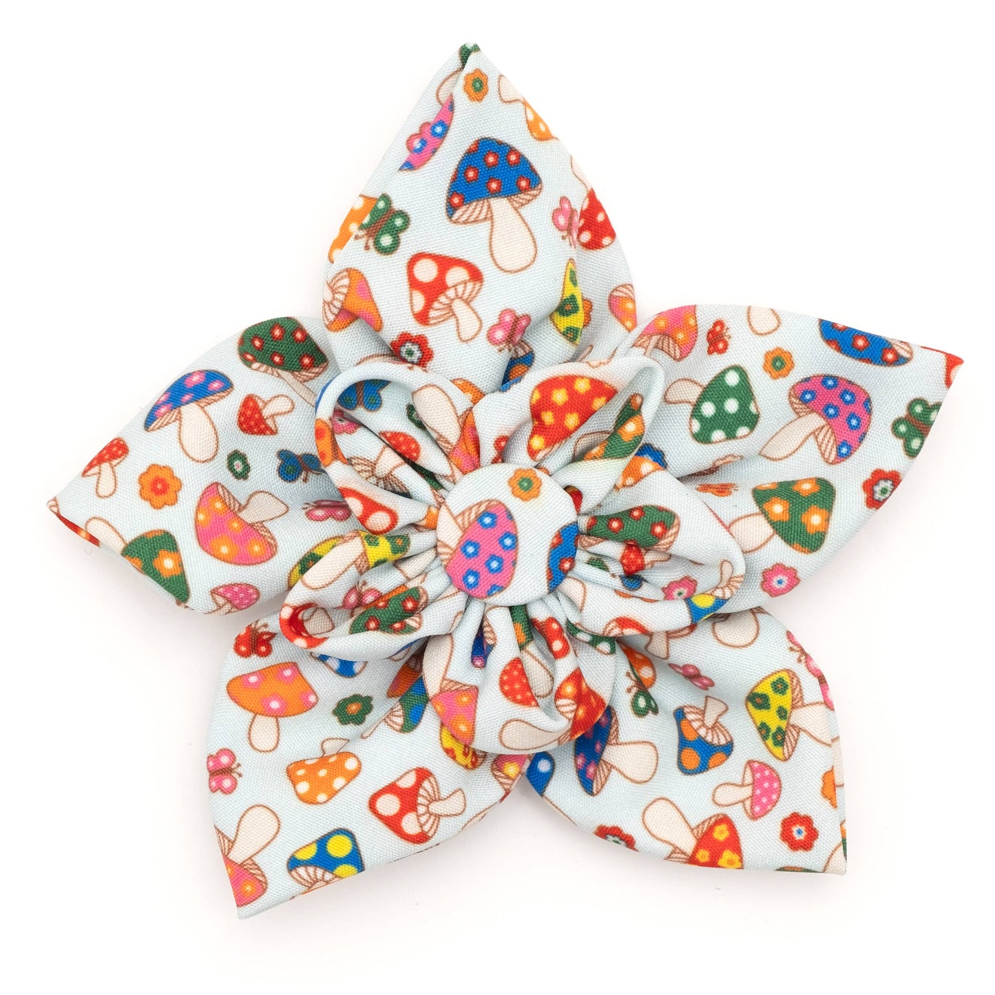 Dog Collar Accessory For Your Fabulous Pup | Mushrooms Flower Bow