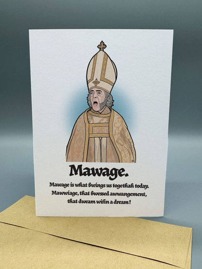 Mawage – Funny Wedding Greeting Card | Princess Bride