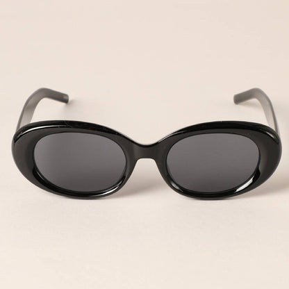 Women's Rounded  Bold Frame Tinted Sunglasses