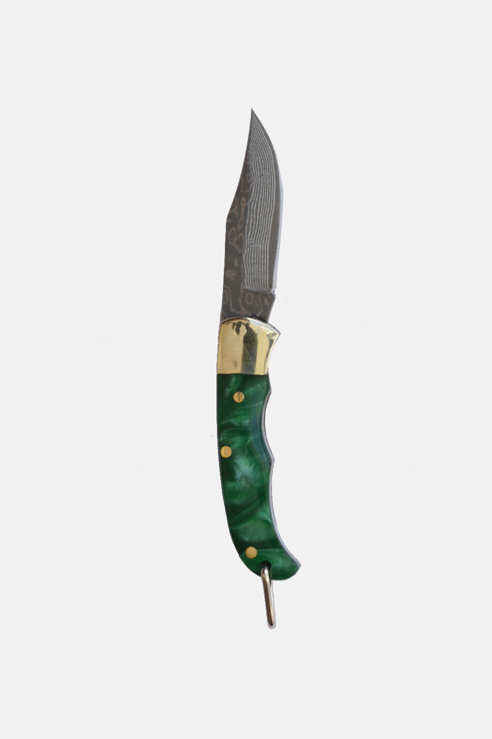 Green Resin Inlay Petite Folding Knife | Gentlemen’s Accessories | Gift