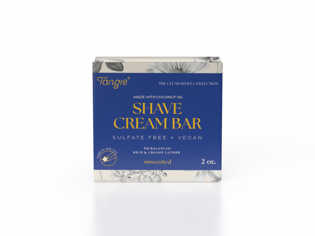 Tangie Shave Cream Bar – Zero Waste Face & Body