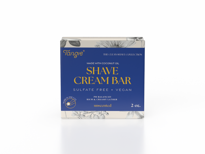 Tangie Shave Cream Bar – Zero Waste Face & Body