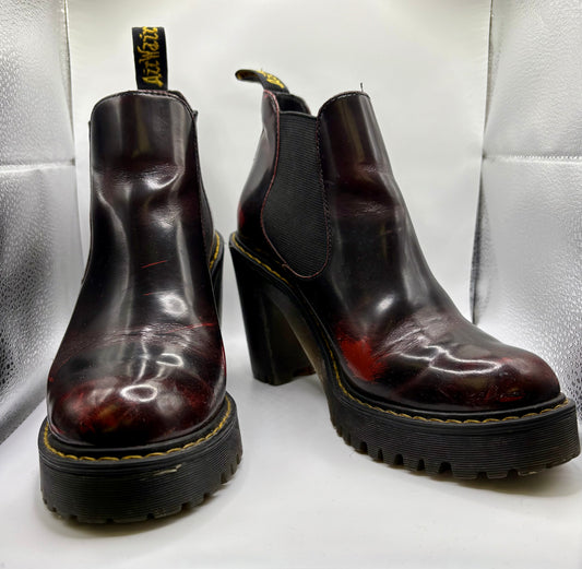 Deep Cherry Red Doc Martens - size 6