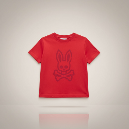 Psycho Bunny Kids Red T-shirt, size xs 5-6