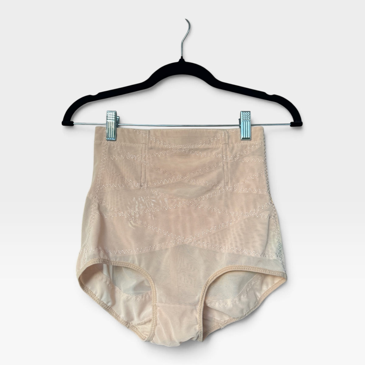 High-Waisted Tummy Control Pink/Nude Underwear, Unworn, Washed, Size M