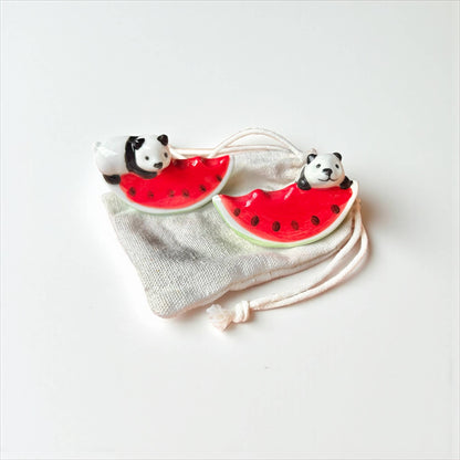2x Watermelon Panda Chopstick Rest | Summer Bestseller | So Cute!!