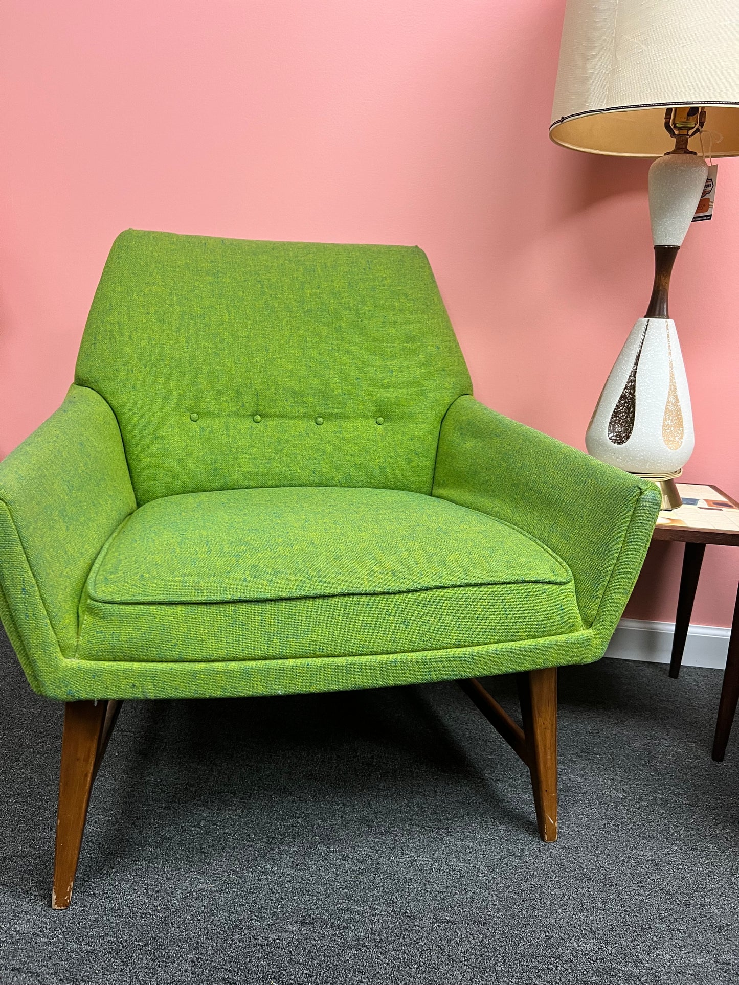 Mod Green MCM Chairs (Pair)