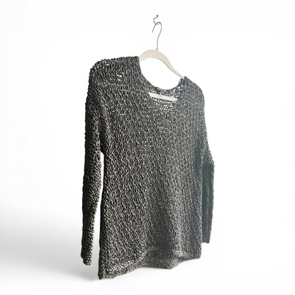 Eileen Fisher Loose Knit Italian Yarn Sweater, size large