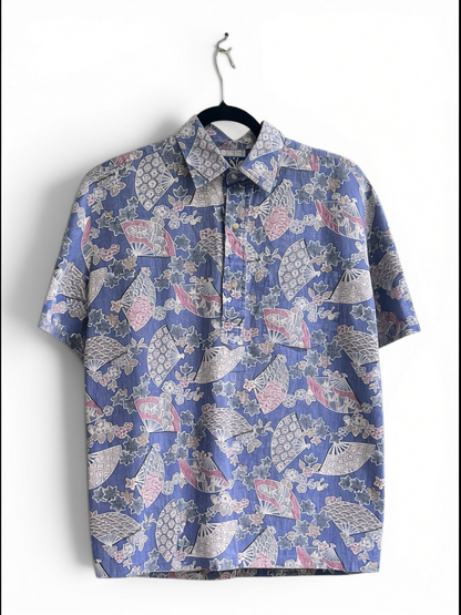 The Ono Shirt Company by Liberty House Hawaiian Aloha Popover Shirt, Size M