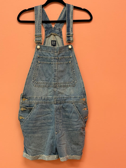 Gap Denim Shorts Overalls-Size M