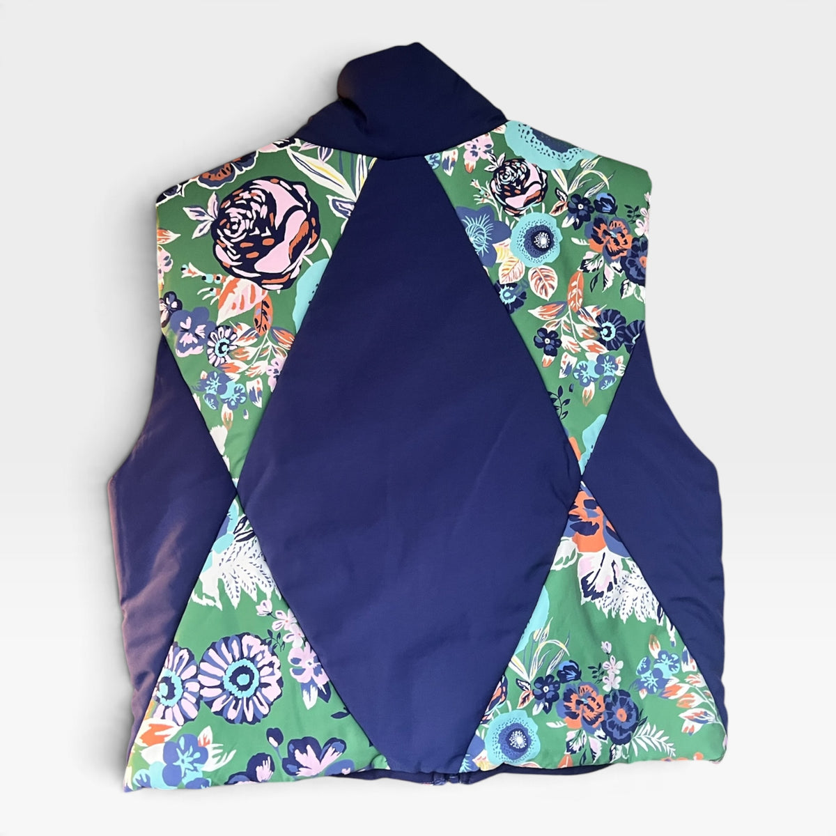 Anthropologie Daily Practice Vest, Floral & Geometric Pattern, Athleisure, Size XL