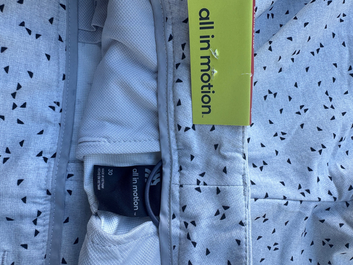 Bundle - Two Pairs - All In Motion Men’s Golf Shirts - NWT & EUC - Size 30