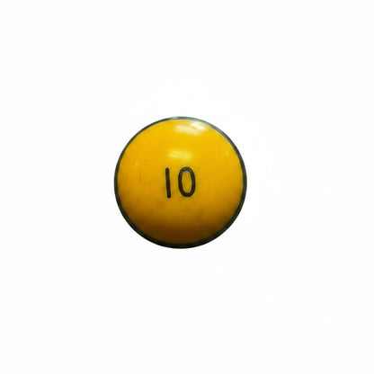 Lucky Vintage Billiard Ball With Clear Lucite Display Stand (Single)