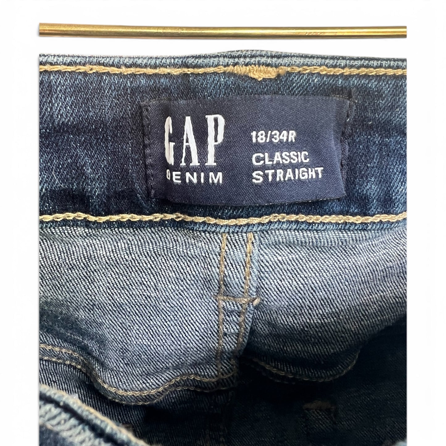 Gap Classic Straight Jeans, size 18/34