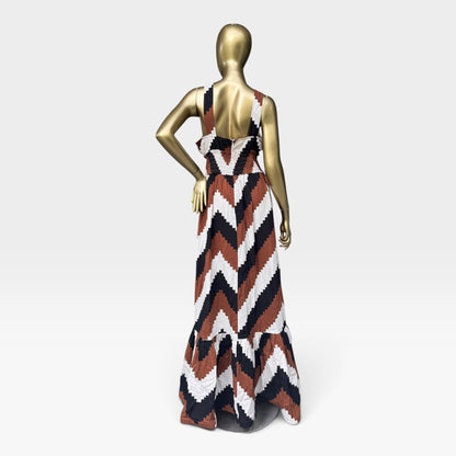 EUC Anthropologie Plenty by Tracy Reese Halter Maxi Dress, Size L