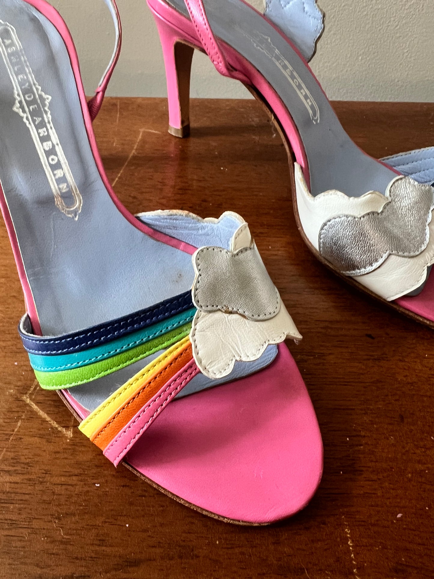 Ashley Dearborn Rainbow Heels size 36