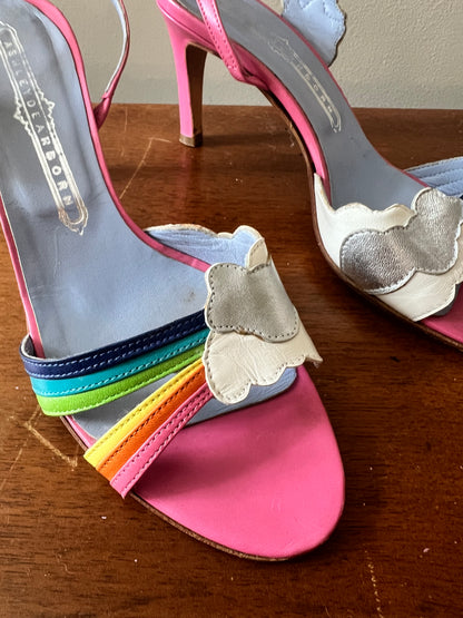 Ashley Dearborn Rainbow Heels size 36