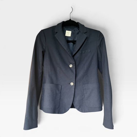 Gap - The Academy - Navy Blue Blazer, Suit Jacket, Coat, Size 0