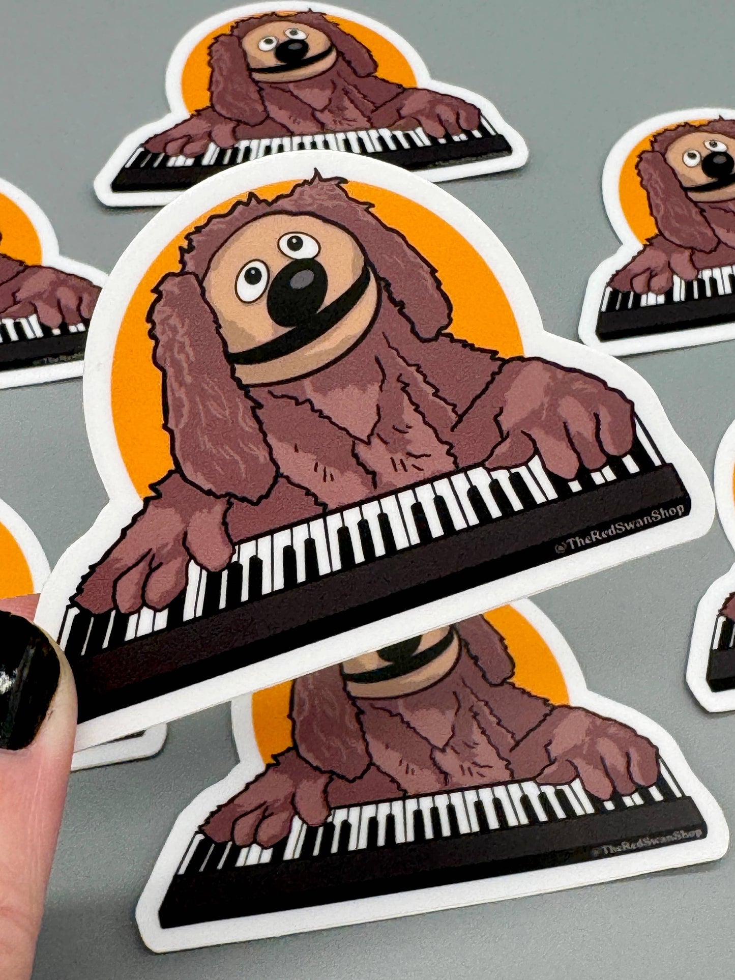 Vinyl Decal - The Muppets - Rowlf Sticker