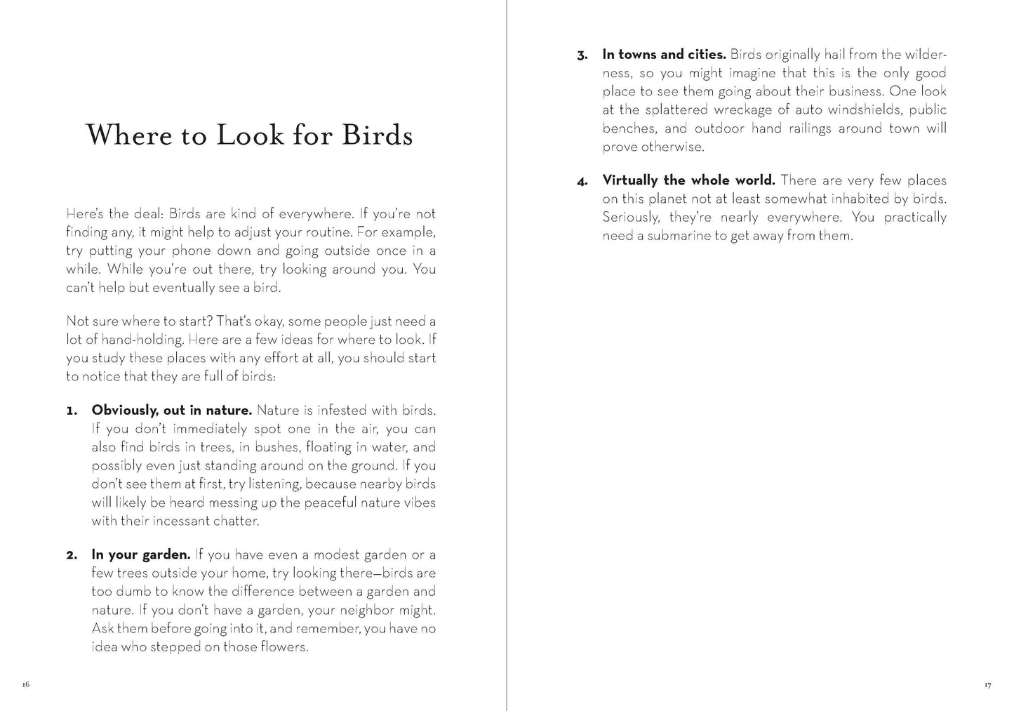 Dumb Birds Field Guide to the Worst Birds Ever