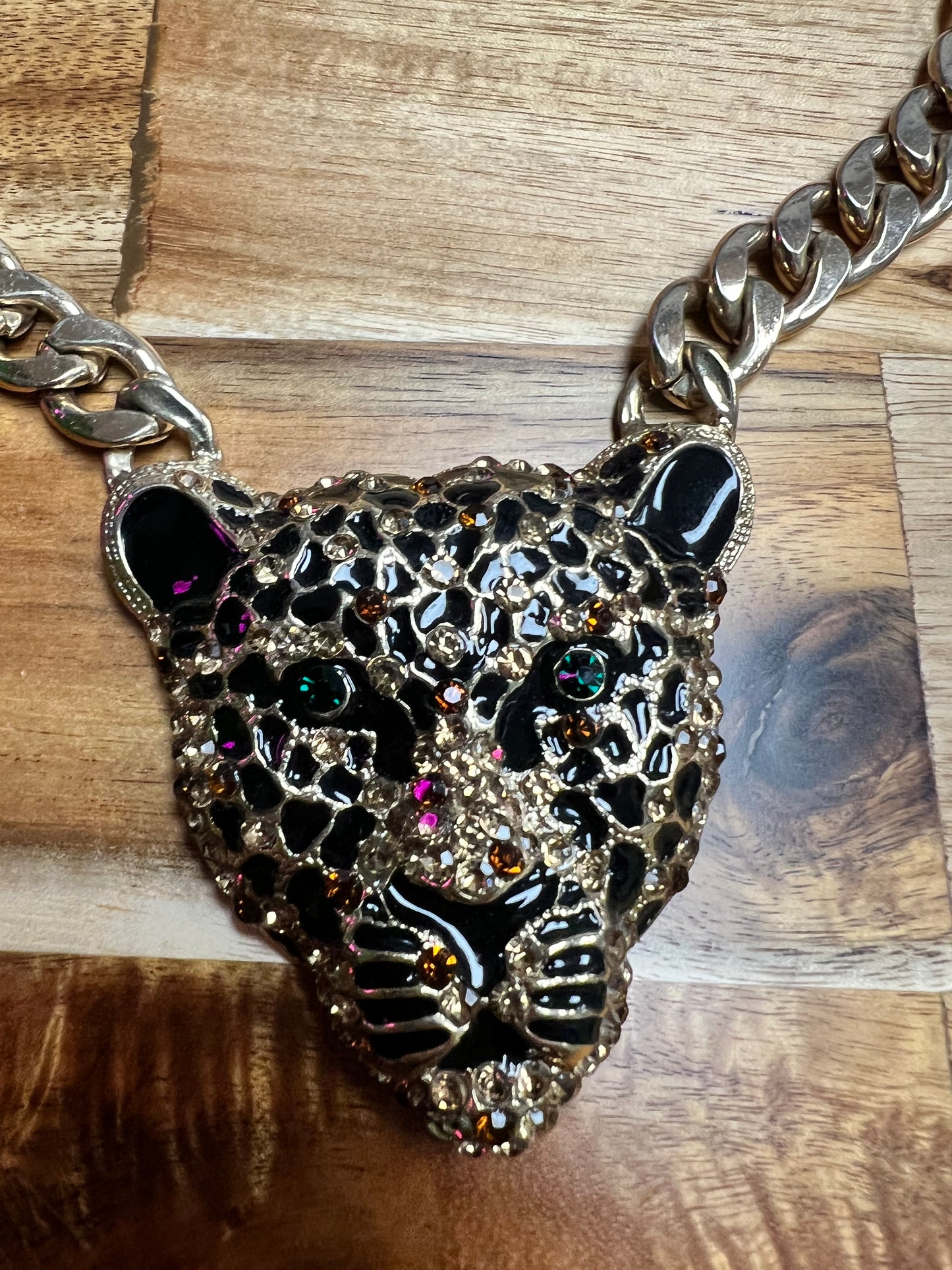 Incredible Vintage Panther Necklace