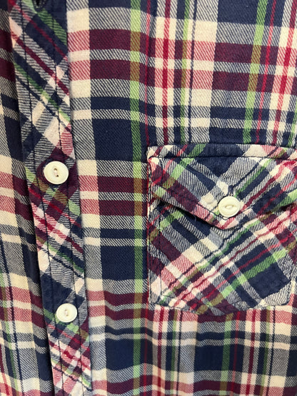 Vintage Y2K Ben Sherman Plaid Button Up Flannel Shirt, size s