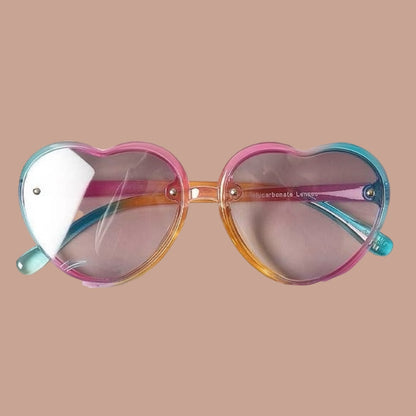 Kid's Heart Shaped Gradient Sunglasses