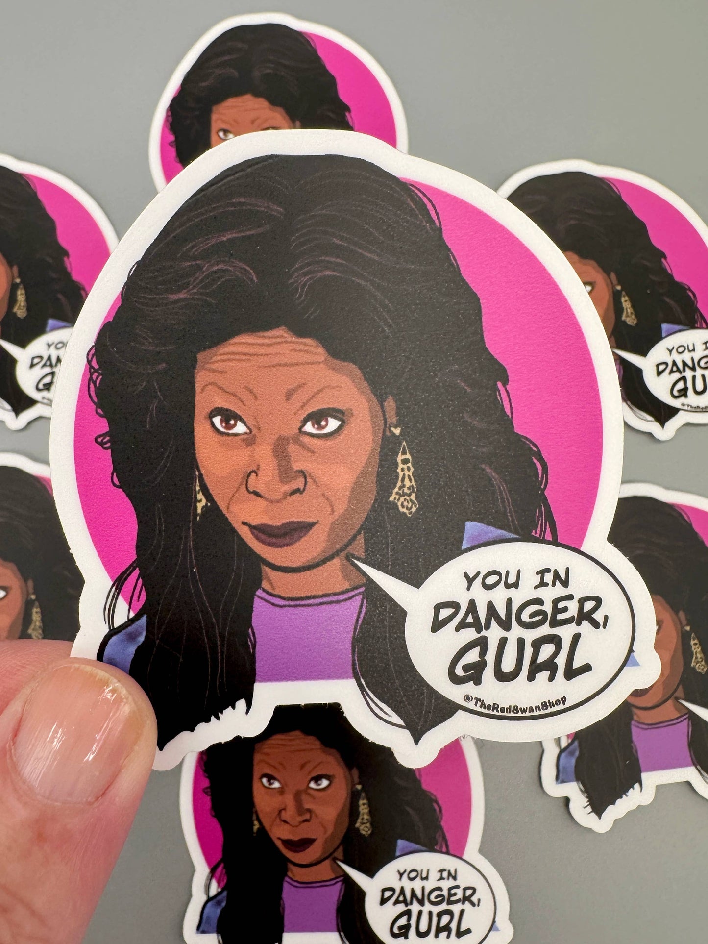 Vinyl Decal - Ghost - Oda Mae Brown - Sticker