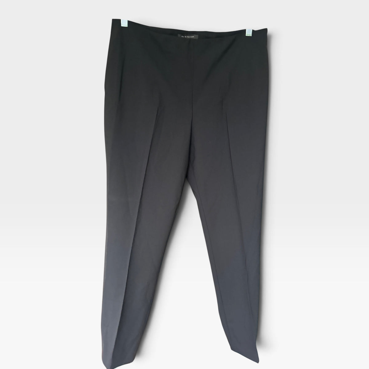 NWT Elie Tahari Juliette Black Dress Pants, Classic Black Trousers, Size 14