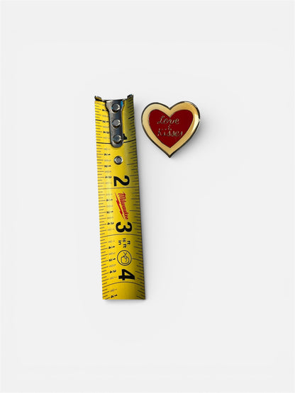 Vintage Valentines Day Heart Pin/Brooch