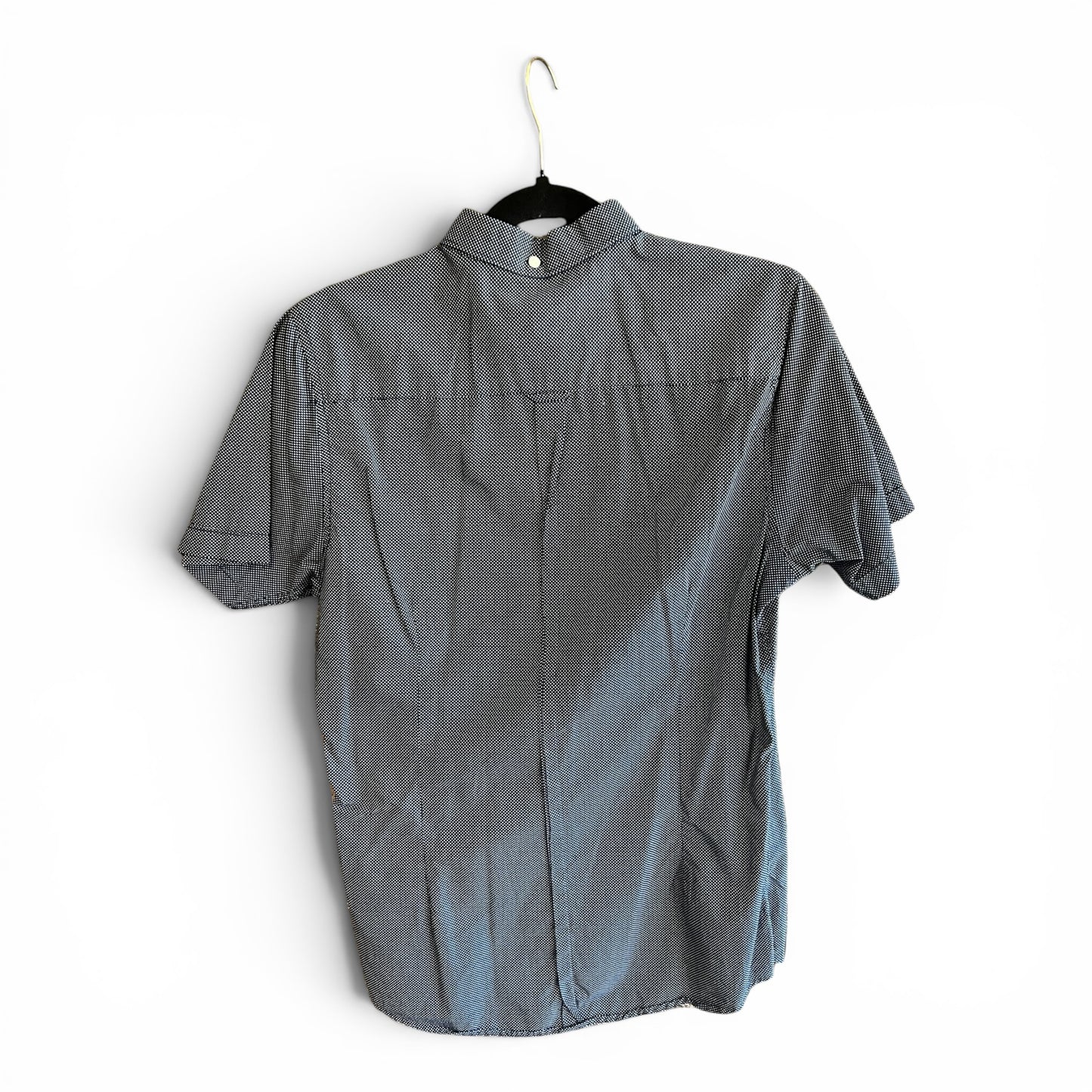 Ben Sherman Vintage Y2K Button Up Blue Dot Shirt, size s