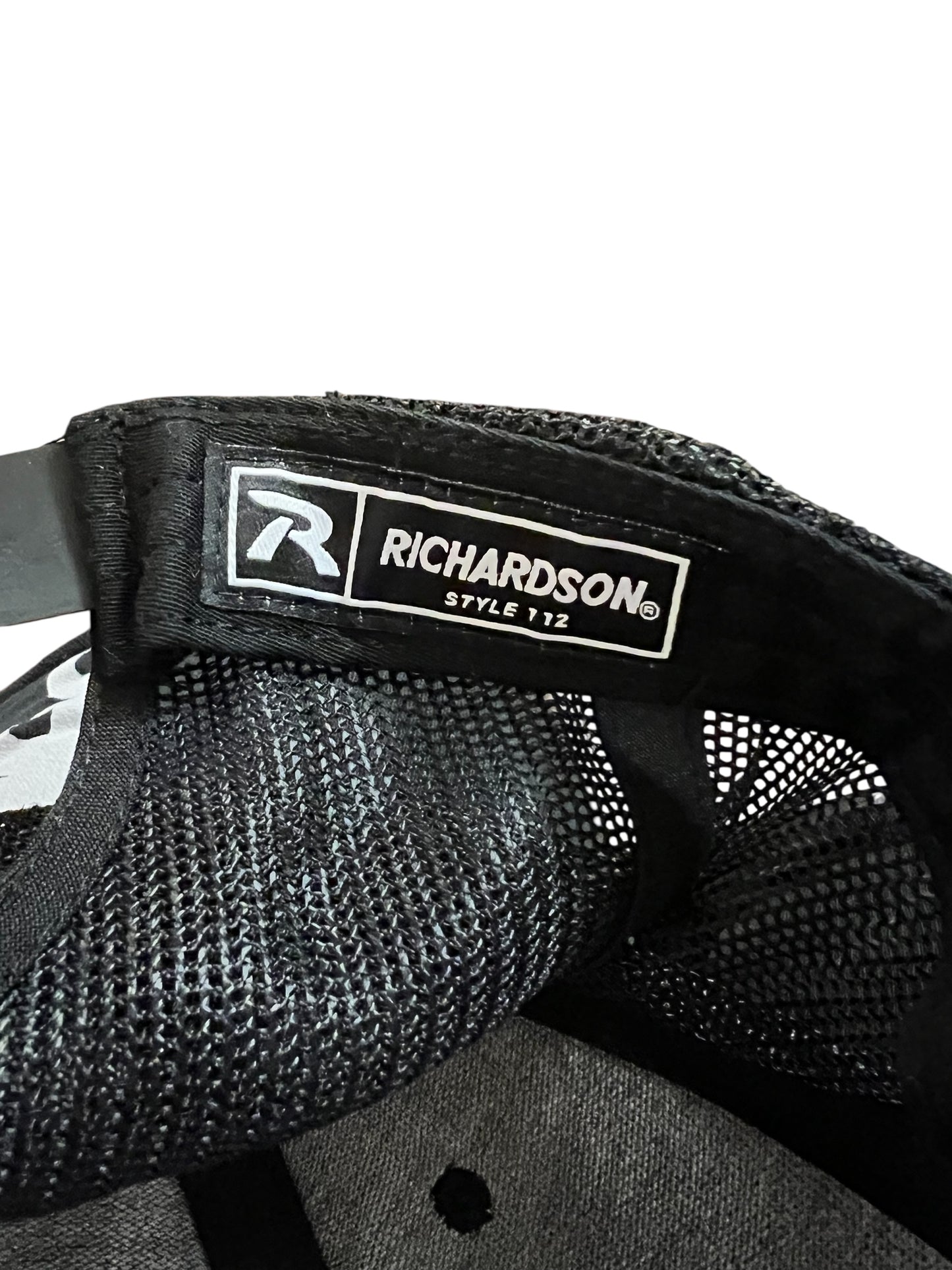“Rage” Black Trucker Hat, Adjustable Size