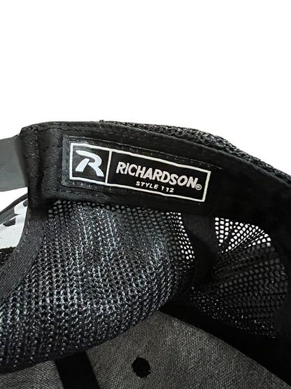 “Rage” Black Trucker Hat, Adjustable Size